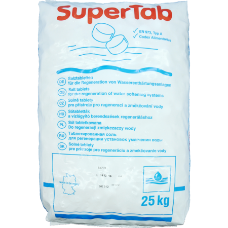 Tabletová sůl Supertab 25 kg